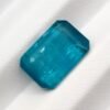 Apatite 8.03 Carats - The Fine Gems - - octogonal cut - natural neon blue gemstone from Madagascar