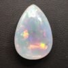 Natural Opal pear cabochon light orange and transparent , precious gemstone for jewelry and collection - impressive 18.50 Carats