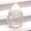 Natural Opal pear cabochon light orange and transparent , precious gemstone for jewelry and collection - impressive 18.50 Carats