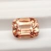 Cushion cut - natural imperial topaz gemstone - precious stones for jewelry abd collection.