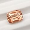 Cushion cut - natural imperial topaz gemstone - precious stones for jewelry abd collection.