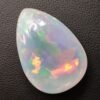 Natural Opal pear cabochon light orange and transparent , precious gemstone for jewelry and collection - impressive 18.50 Carats