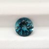 Round brillant cut London blue topaz