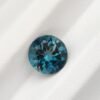 Round brillant cut London blue topaz