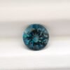 Round brillant cut London blue topaz
