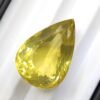 Big lemon quartz pear cut - gemstone from brazil