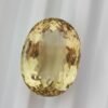 oval cut lemon quartz from brazil