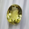oval cut lemon quartz from brazil