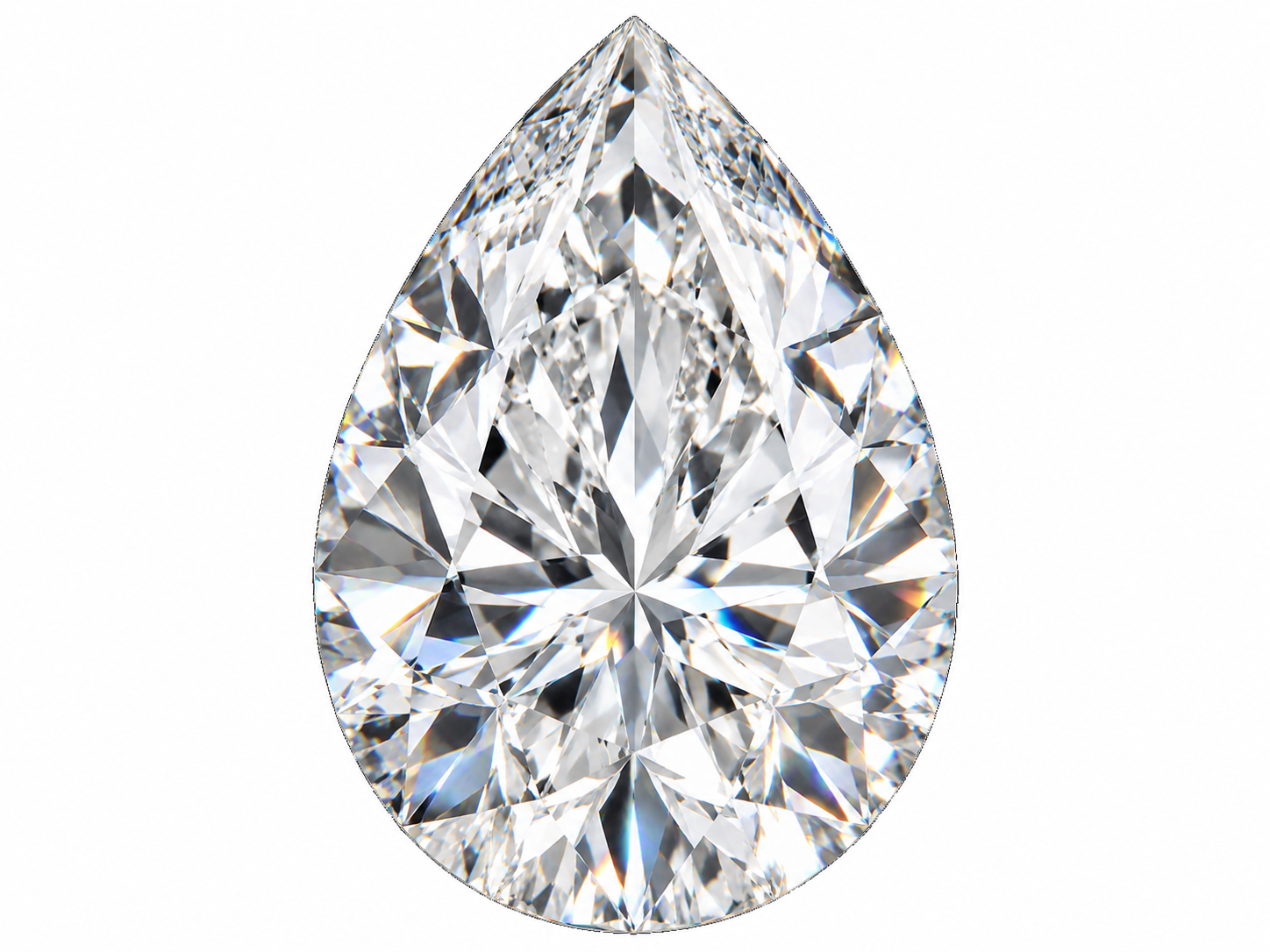 Diamant naturel taille poire - The Fine Gems