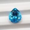 Topaz Swiss blue 19.37 Carats - The Fine Gems Topaze bleue Suisse 19.37 Carats taille poire du Brésil