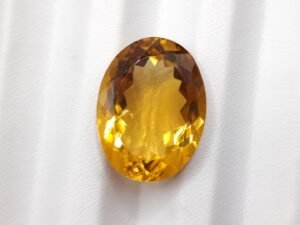 Citrine 17.58 Carats - oval - The Fine Gems Citrine 17.58 Carats - oval - The Fine Gems - natural gemstone