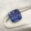 Tanzanite 3.53 Carats - The Fine Gems Tanzanite naturelle 3.53 carats taille coussin bleu-violet non traitée