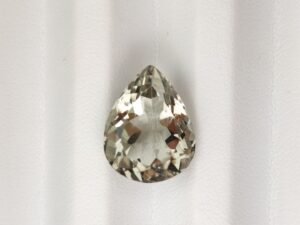 Prasiolite 9.20 Carats - The Fine Gems Prasiolite naturelle - Améthyste verte - Taille poire à facettes - Gemme précieuse pour collection et joaillerie