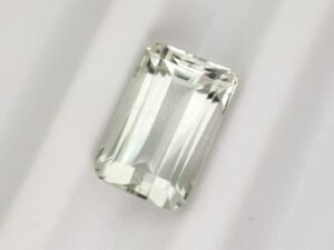 Prasiolite 11.34 Carats - The Fine Gems Améthyste verte - Prasiolite taille émeraude - gemme fine pour joaillerie et collection